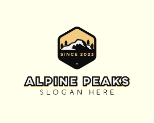 Peak Mountain Trekking logo design