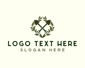 Landscaping Garden Shovel logo