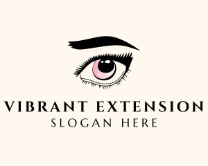 Eyebrow & Eyelash Makeup logo design