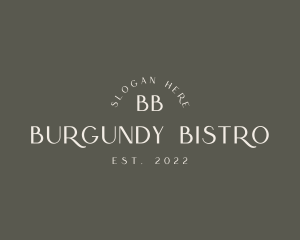 Classy Restaurant Bar logo design