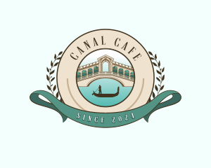 Venice Canal Bridge logo design