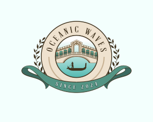 Venice Canal Bridge logo design