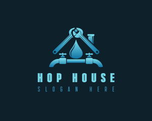 House Pipeline Repair logo design