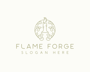 Candle Light Spa logo design