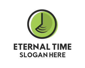 Fast Time Clock logo design