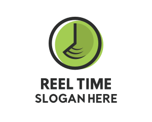 Fast Time Clock logo design