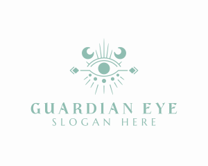 Cosmic Boho Eye logo design