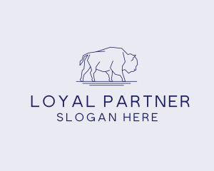 Bison Buffalo Company logo design