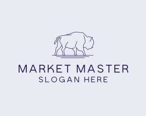 Bison Buffalo Company logo design