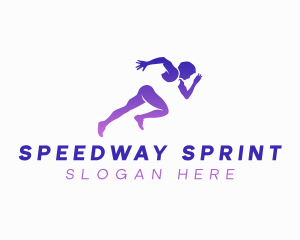 Marathon Athlete Sports logo design