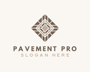 Brown Floor Tiling logo design