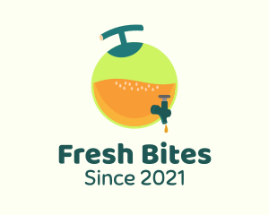 Fresh Fruit Juice Container logo design