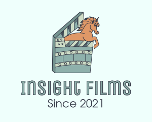 Horse Clapperboard Film  logo