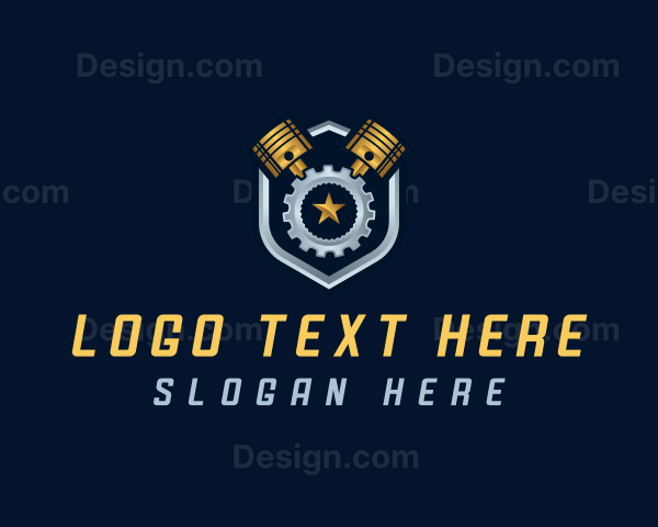 Industrial Garage Mechanic Logo