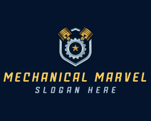 Industrial Garage Mechanic logo design