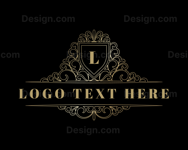 Luxury Ornamental Shield Logo