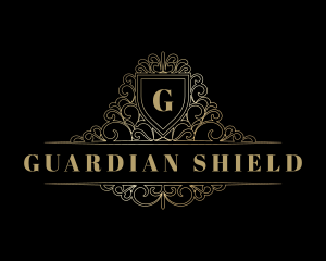 Luxury Ornamental Shield logo design