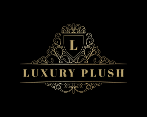 Luxury Ornamental Shield logo design