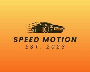 Fast Vintage Sportscar logo design