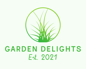 Landscaping Garden Grass logo design