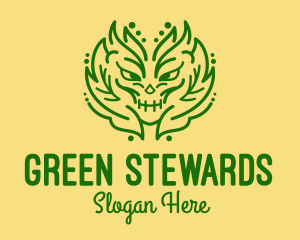 Green Nature Creature  logo design