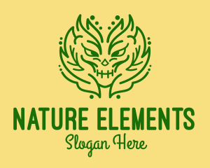 Green Nature Creature  logo design