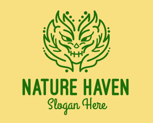 Green Nature Creature  logo design