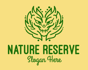 Green Nature Creature  logo design