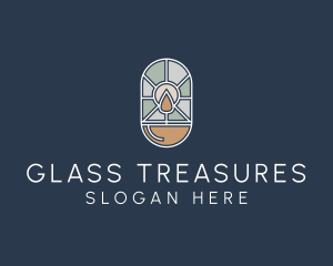 Stained Glass Candle logo