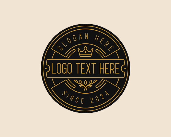 Upscale logo example 2