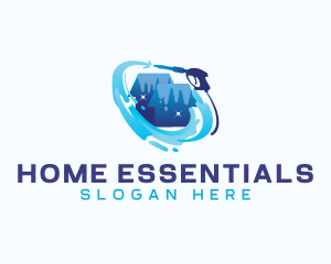 Home Pressure Washing logo design