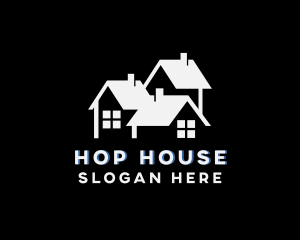 Residential House Roof logo design