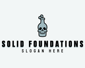 Skull Bottle Brewery Logo