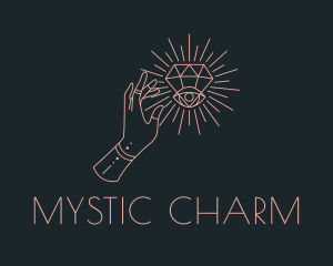 Mystical Diamond Eye logo design