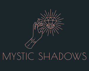 Mystical Diamond Eye logo design