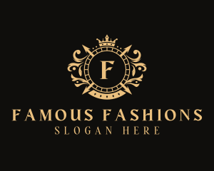 Royal Fashion Boutique logo design