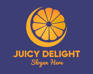 Juicy Orange Fruit  logo