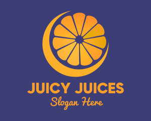 Juicy Orange Fruit  logo