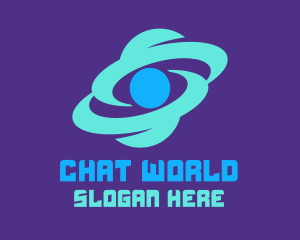 Space Planet Galaxy Logo