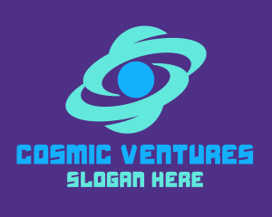 Space Planet Galaxy logo design