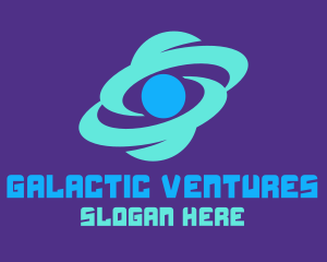 Space Planet Galaxy logo design