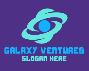 Space Planet Galaxy logo design