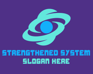 Space Planet Galaxy logo design