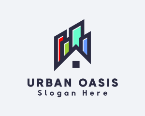 Residential City Housing  logo design