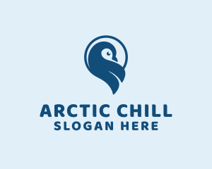 Wild Penguin Bird logo