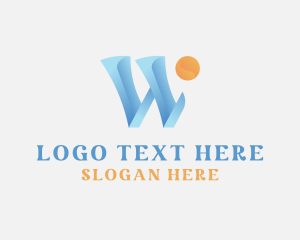 Generic Business Letter W logo