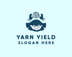 Kid Wool Yarn  logo design