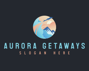 Sunset Travel Getaway logo design