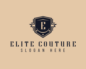 Fashion Boutique Shield logo design