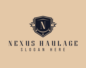 Fashion Boutique Shield logo design